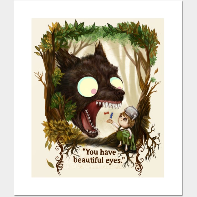 You Have Beautiful Eyes - Over The Garden Wall fan art Wall Art by art official sweetener